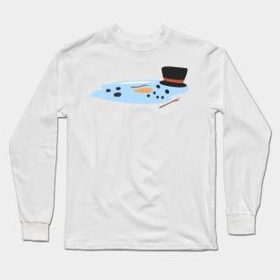 The Australian snowman Long Sleeve T-Shirt